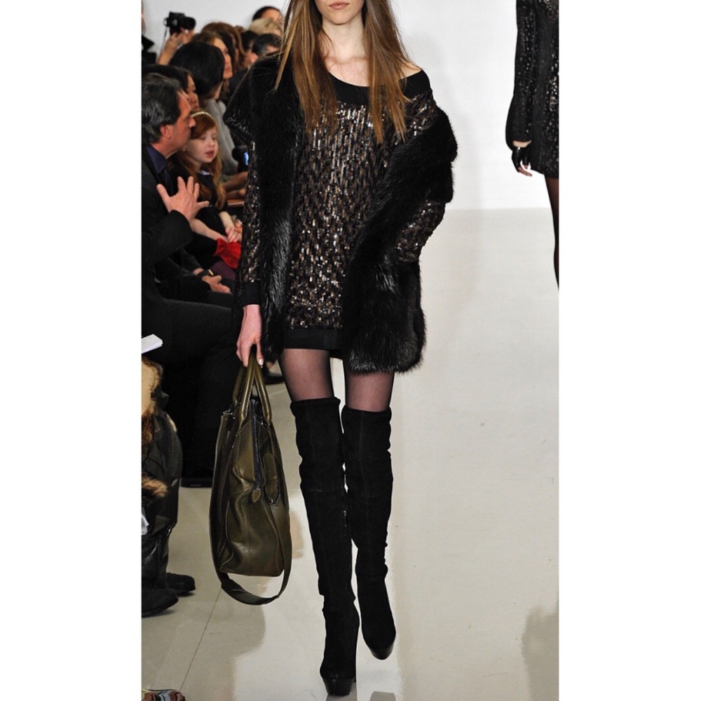 RACHEL ZOE SEQUIN LUCILLE RUNWAY PARTY DRESS